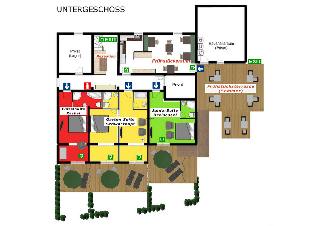 Untergeschoss (3 Suiten)
